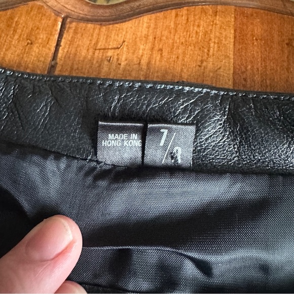 Michael Hoban North Beach Leather Skirt - Picture 11 of 12